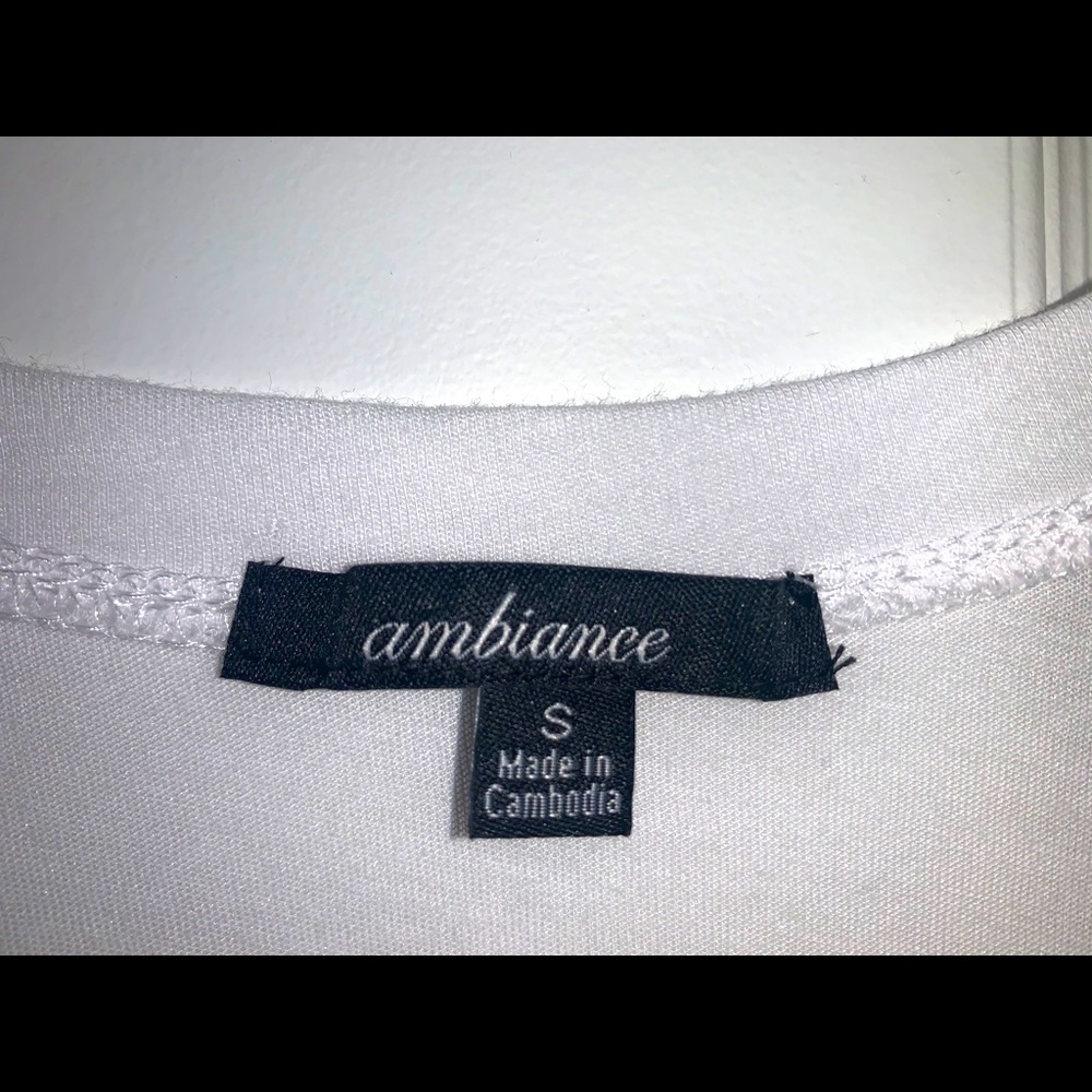 Fashion nova ambience whiteT-shirt